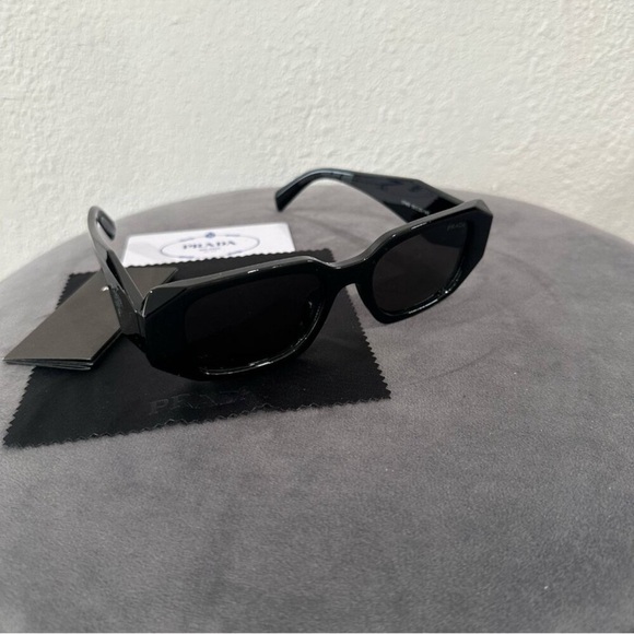 Prada women's black sunglasses (Used normal Wear) - Picture 1 of 5